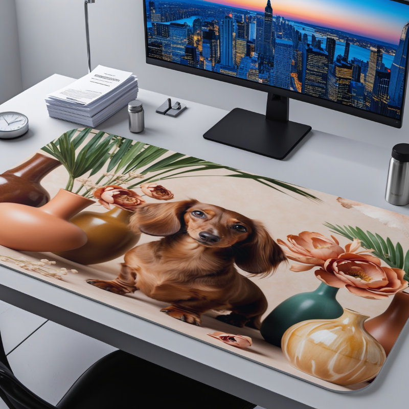 Polyester Desk Pad, 23.6x13.8