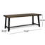 Table d'extérieur avec touche industrielle moderne - gris + patio noir