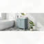 Ensemble de meuble-lavabo de salle de bain avec lavabo et porte d'armoire multifonctionnelle-404437713