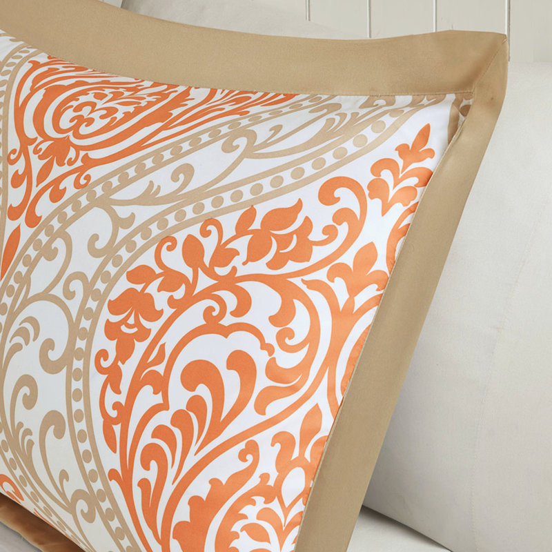 Édredon élégant en orange: double / grand, style double / grand avec: thème orange