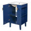 Ensemble de meuble-lavabo sur pied 20 po avec lavabo en céramique-914637537