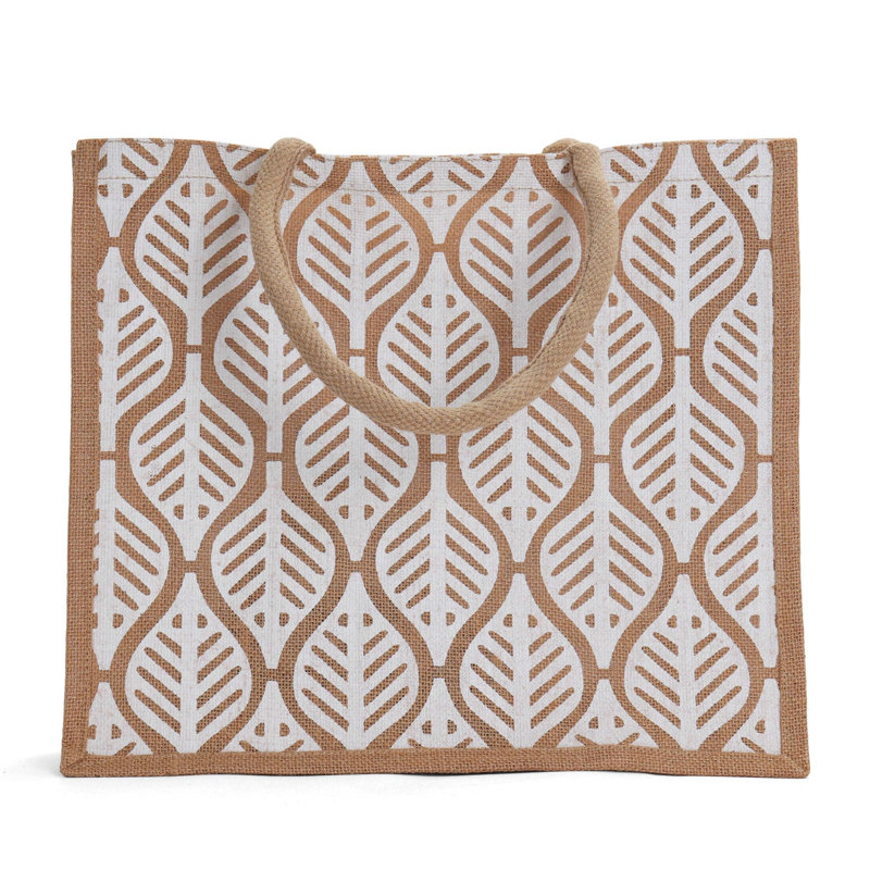 Jute Picnic Tote Bag