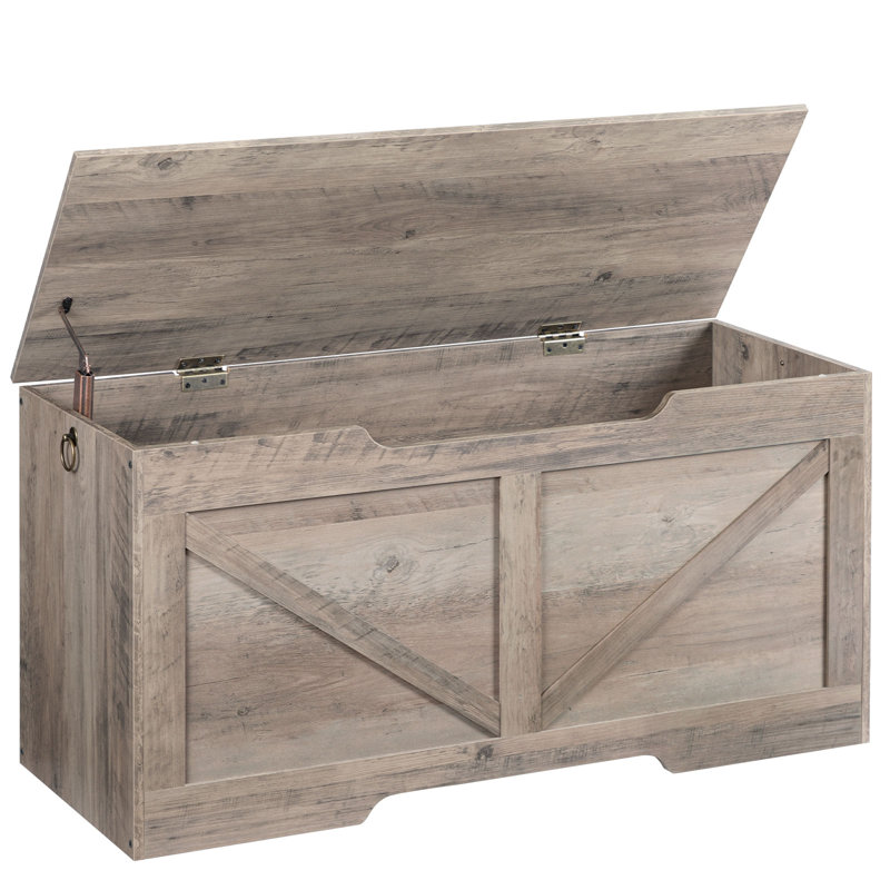 Banc de rangement l 39,4 po Lingle, Grège