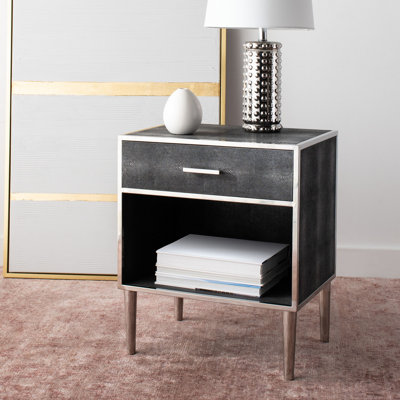 Chevet 1 tiroir Shagreen