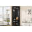 Minimalist Corner Hall Tree With Shoe Bench,Versatile Entryway Coat Rack With 4 Hooks,Corner Cabinet With Adjustable Shelf For Hallway,Living Room-1138628401