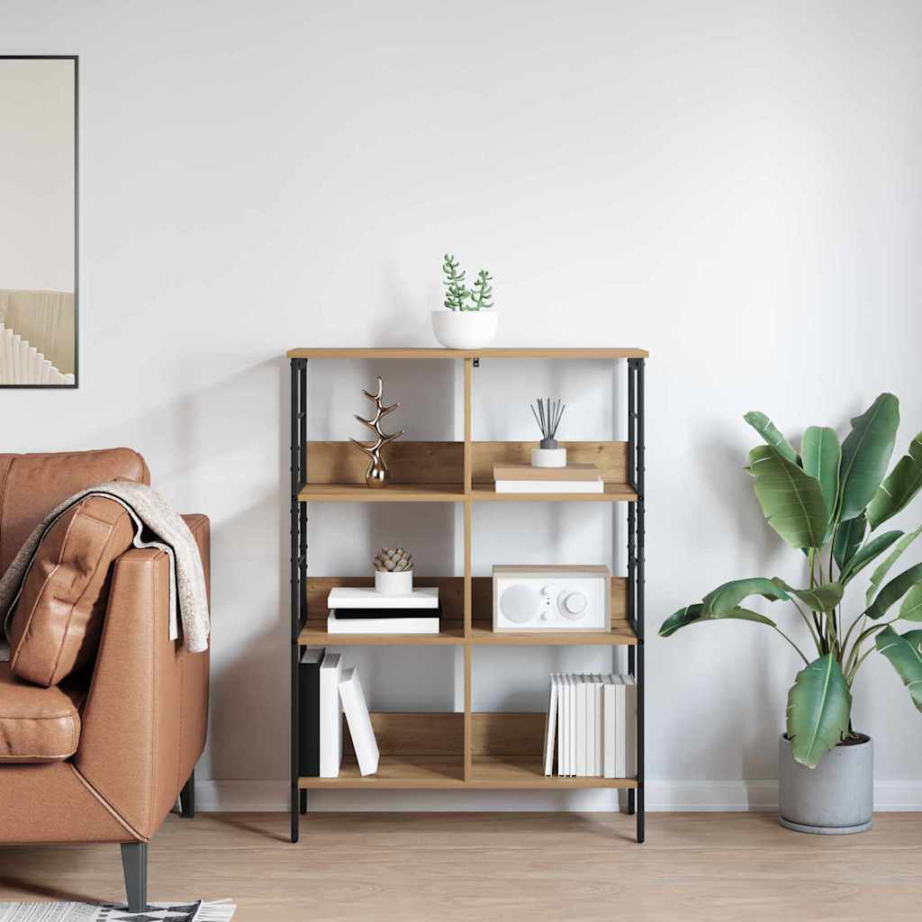 82cm W Steel Etagere Bookcase