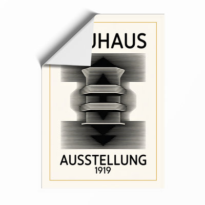 Bauhaus Exhibition 1919 Geometric - Framed Print