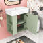 Meuble-lavabo flottant moderne avec lavabo en céramique-1108905870