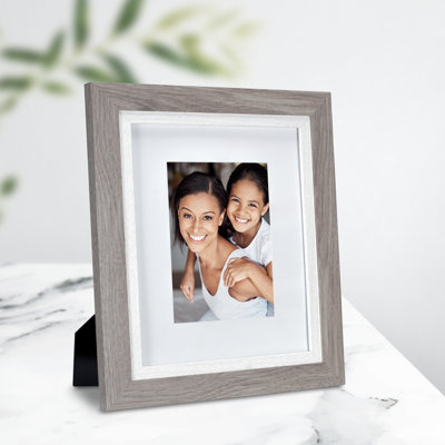 Brown Picture Frame with Mat