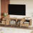 Modern Wood Media Console Table