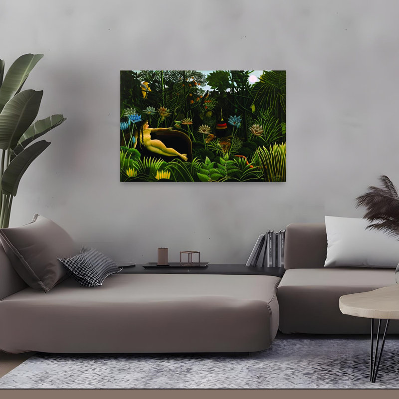 «The Dream», reproduction d'art classique de la forêt abstraite classique de 1910, H 32 po x l 48 po