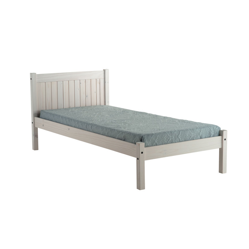 Oslo Bed Frame, Single (3'), White Wash