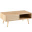 41.65" Living Room Decoration Piece, Coffee Table, Solid Wood Legs, Natural Finish For Area Decor