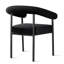 4 chaises de salle à manger en velours 4 pièces-109764434