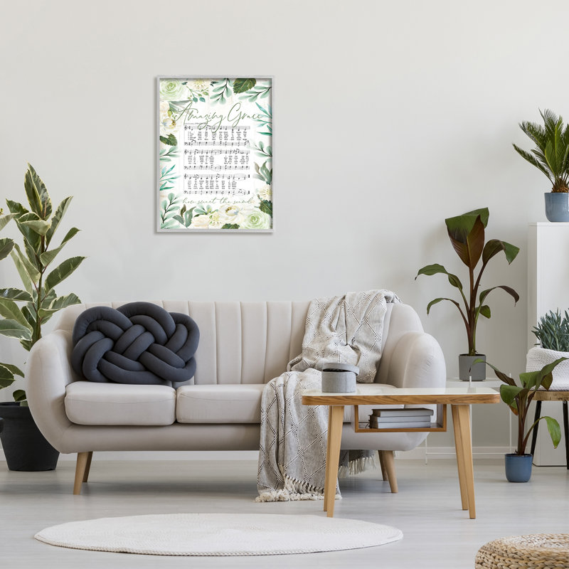 Amazing Grace Partition florale verte