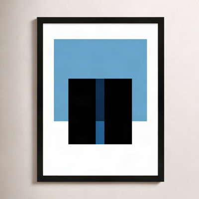Alberto "Black and Blue 2" Print by Jacques Pilon