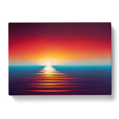 Timeless Ocean Sunset - Wrapped Canvas