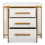 Blakely 3 - Drawer Solid Wood Nightstand