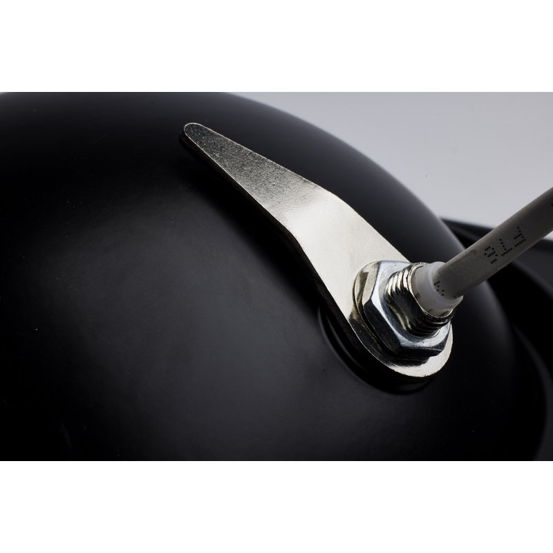 Ensemble d'éclairage encastré 6 "Ultra Slim, Noir