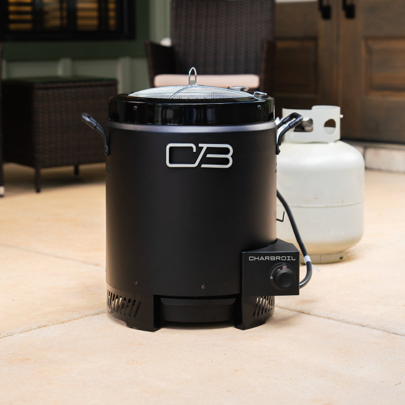Charbroil Black Stainless Steel Electric Turkey Fryer