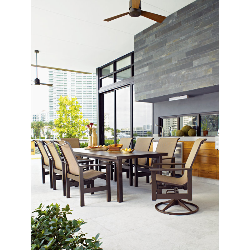 Leeward Sling Marine Grade Polymer Swivel Rocker, Beacon Taupe Sunbrella®, Kona