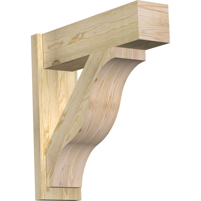 Jeu de blocs Funston, 8" W Douglas Fir (Rough Sawn), P 28 po x H 28 po