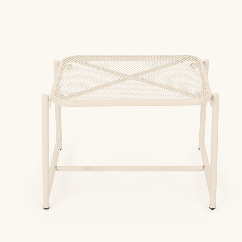 Table d'appoint de salon / chambre à coucher / balcon, Blanc mat