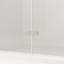 Porte de douche pliante 29-28 "x 72", verre trempé 1/4 "(6mm), cadre en aluminium chromé, film antidéflagrant