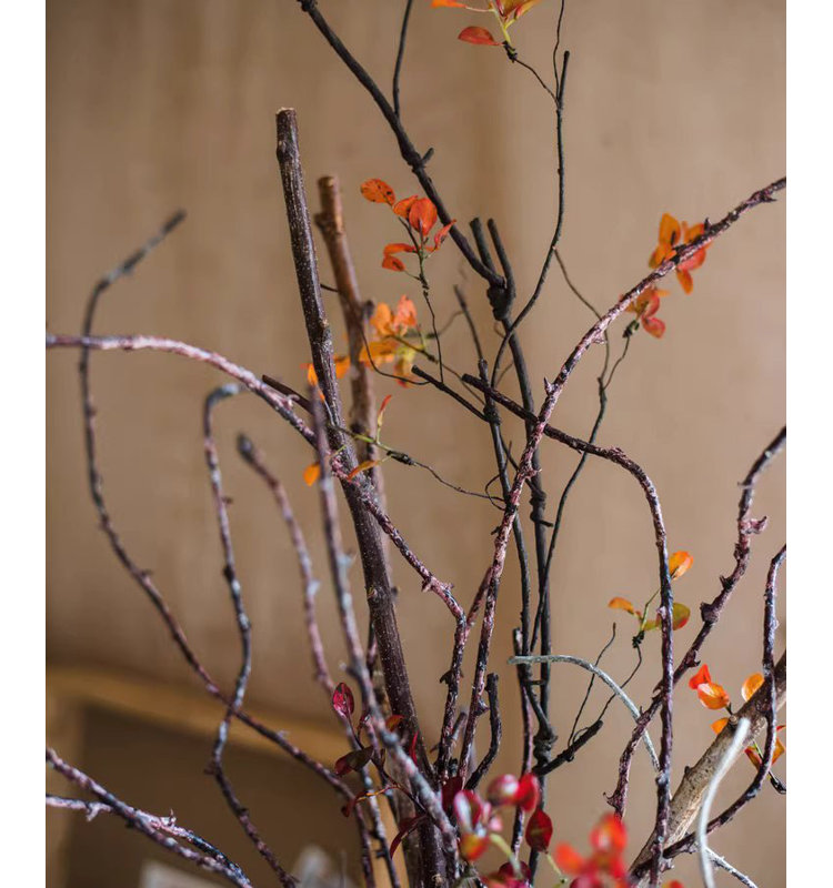 Branche de brindille Ikebana, Petit, Une tige