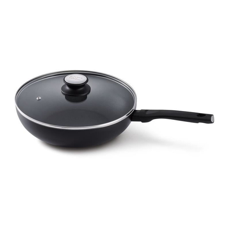 C-Discount Aluminium Wok with Lid