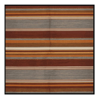  Tapis lavable rayé gris clair Auburn