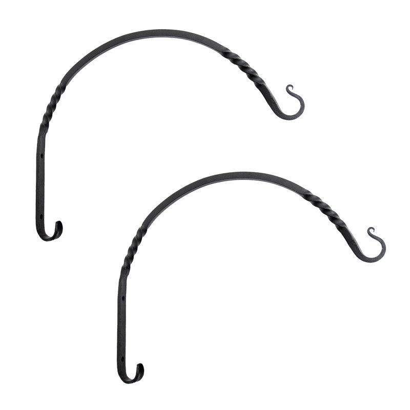 Metal Weather Resistant Bracket Plant Stand, 13" H x 17.25" W x 0.75" D