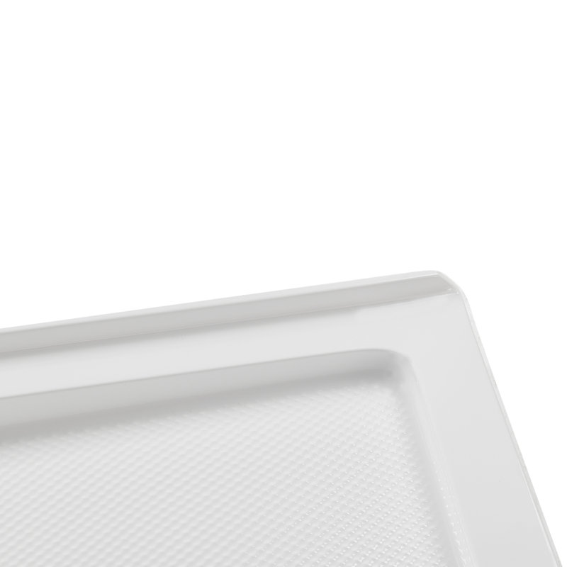 48'' White Acrylic Rectangular Corner Shower Base with Right Drain