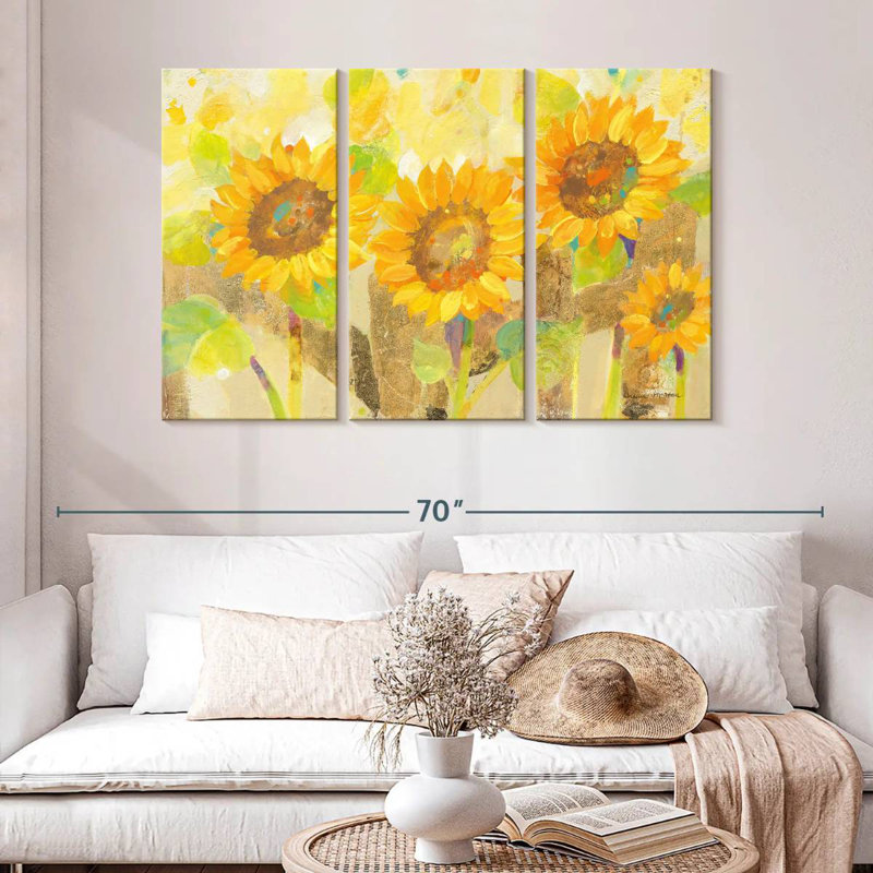 Harnek Turn To The Sun, 32" H x 50" W