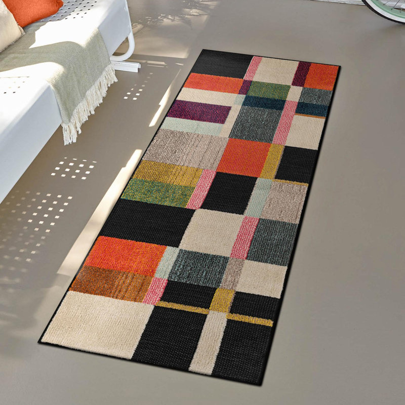 Tapis Bungalow Rose Tamaris Caimin, Tapis de couloir 2 pi x 6 pi 1 po