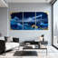 Ensemble de 3 reproductions d'art sur toile Ocean Waves-1166813619