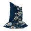 Coussin d'intérieur / extérieur Teal Flowerscape-111762971
