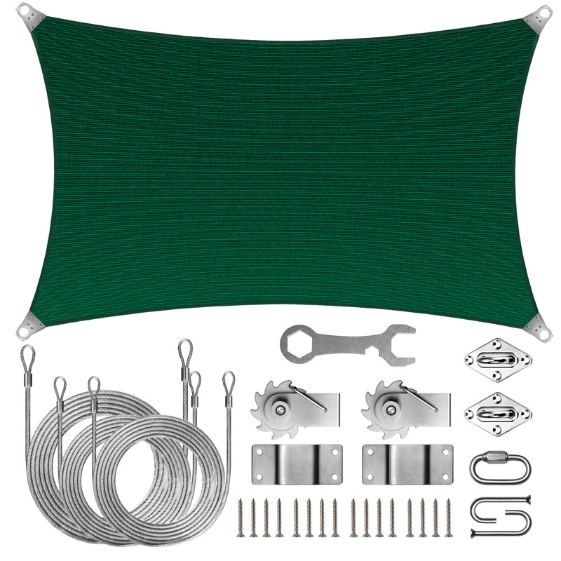 Voile d'ombrage royal Royal, 22 pi x 20 pi, Vert