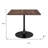 Wood and Steel Dining Table