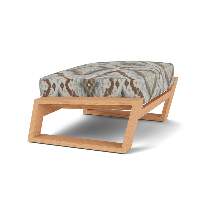 Pursuit Outdoor Ottoman, Yoko Mist