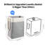 Canvas Rolling Laundry Bin with Handles-513439790