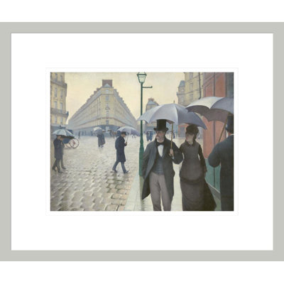 Paris Street; «Rainy Day» par Gustave Caillebotte, impression giclée encadrée