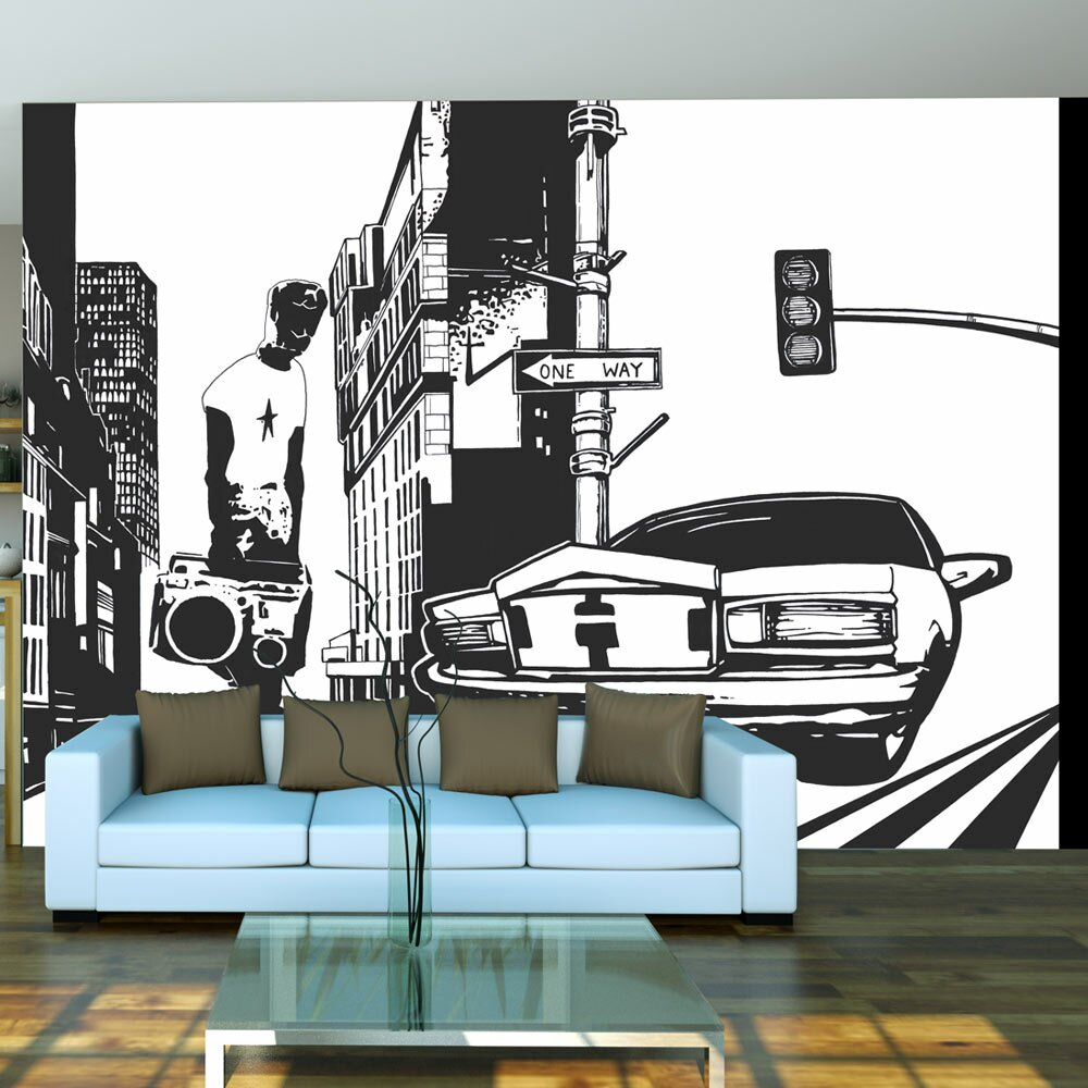 Tapete Urban Style One Way 3,09 m x 400 cm