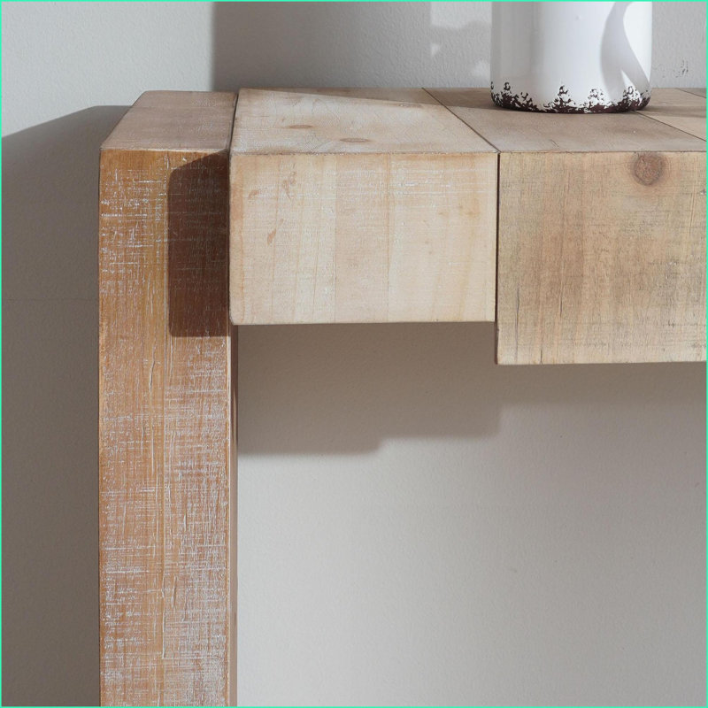 71" Modern Rustic Manufactured Wood Console Table – Versatile Space-Saving for Entryways & Sofas