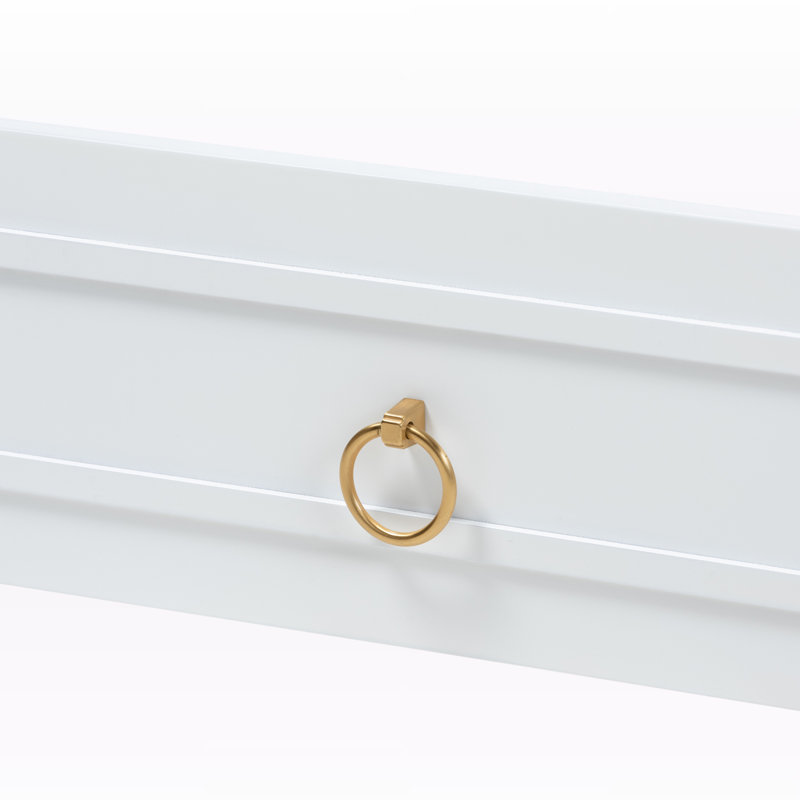 Shasta Classic Twin Size Wood Trundle in White, 7.77'' H X 39.69'' W X 74.18'' L, White