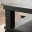Table basse, finition noire