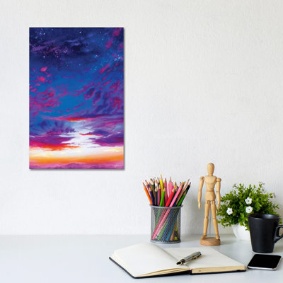 Mountain Twilight II by Andrea Fairservice - Wrapped Canvas Painting