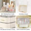 Clear 360° Rotating Acrylic Makeup Organiser with Storage Drawers & Brush Holder, Large Stackable Cosmetic Skincare Storage Box for Dressing Tables, Vanities, Bedrooms & Bathrooms-980680676