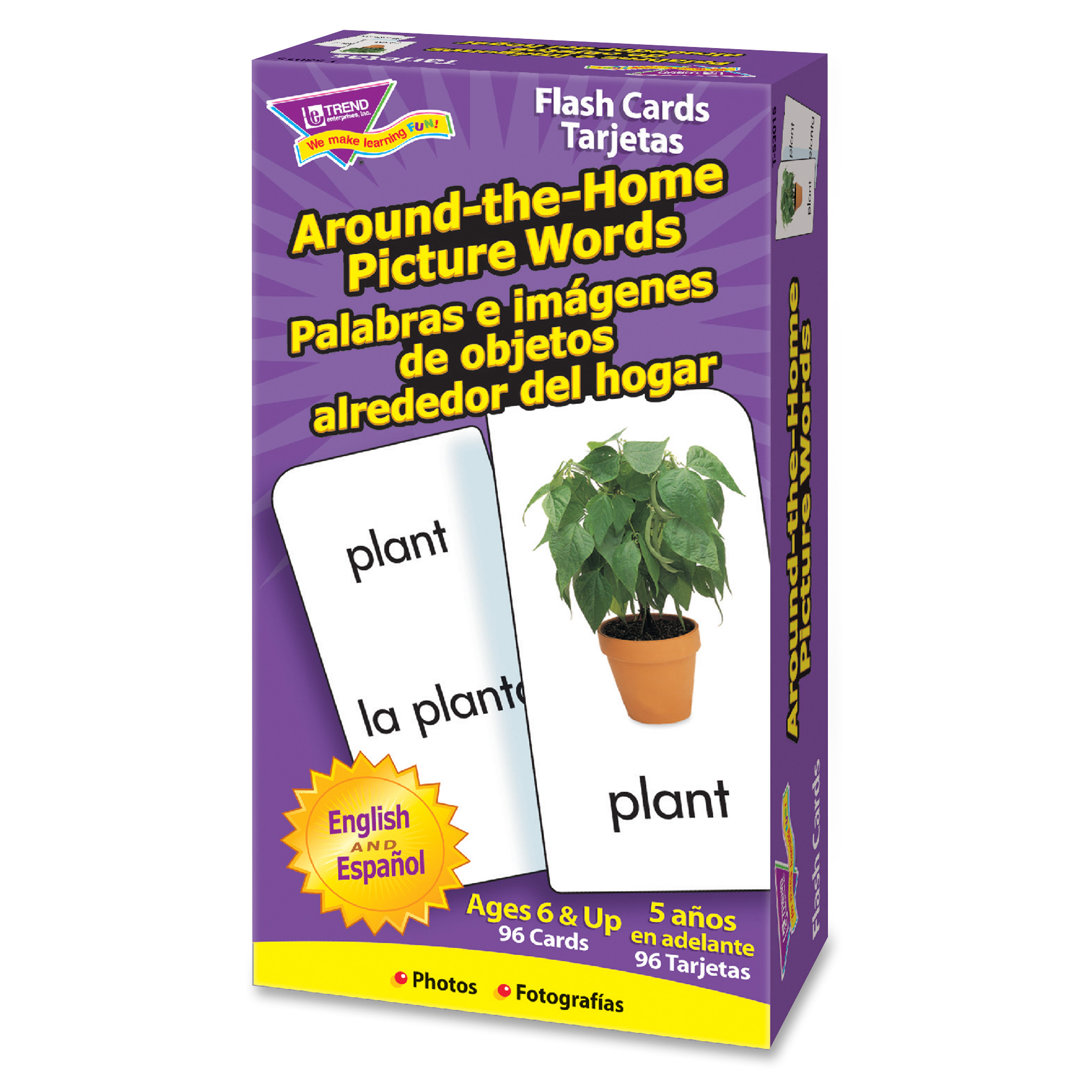 Spanish Objects around the Home Flash Cards TREND enterprises, Inc.