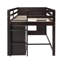 Lit mezzanine simple avec armoire et tablette-130130816